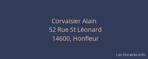 Corvaisier Alain