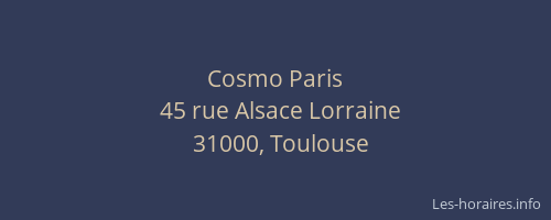 Cosmo Paris