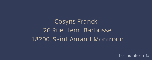 Cosyns Franck