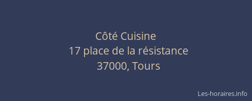 Côté Cuisine