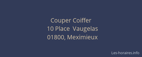 Couper Coiffer
