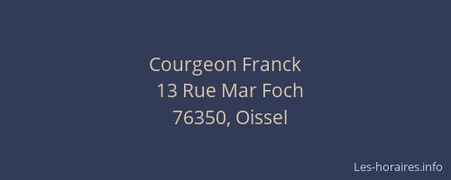 Courgeon Franck