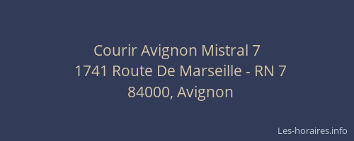 Courir Avignon Mistral 7