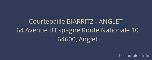 Courtepaille BIARRITZ - ANGLET