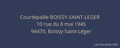 Courtepaille BOISSY-SAINT-LEGER