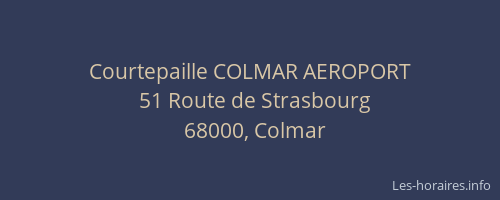 Courtepaille COLMAR AEROPORT