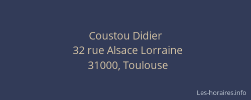 Coustou Didier