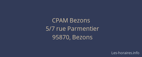 CPAM Bezons