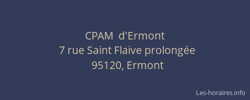 CPAM  d'Ermont