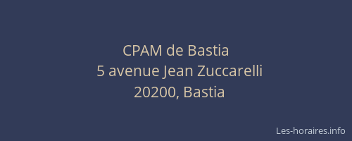 CPAM de Bastia