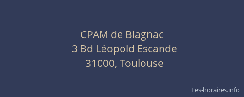 CPAM de Blagnac