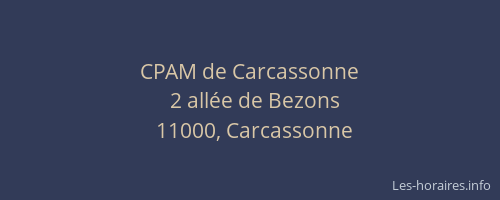 CPAM de Carcassonne