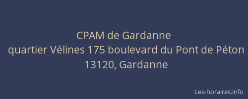 CPAM de Gardanne