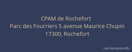 CPAM de Rochefort