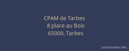 CPAM de Tarbes