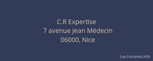 C.R Expertise