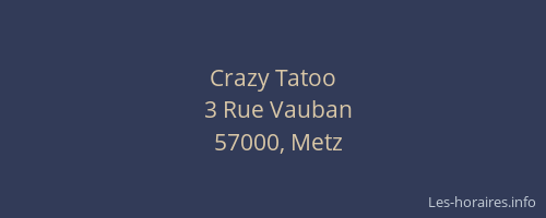 Crazy Tatoo