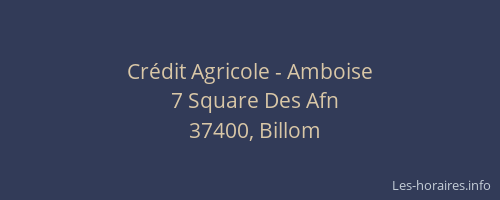 Crédit Agricole - Amboise