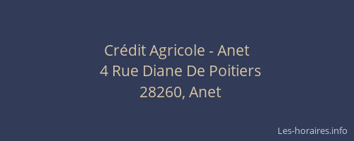 Crédit Agricole - Anet