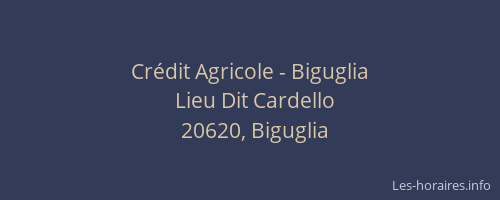 Crédit Agricole - Biguglia