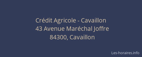 Crédit Agricole - Cavaillon