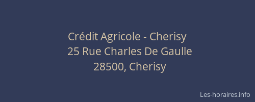 Crédit Agricole - Cherisy