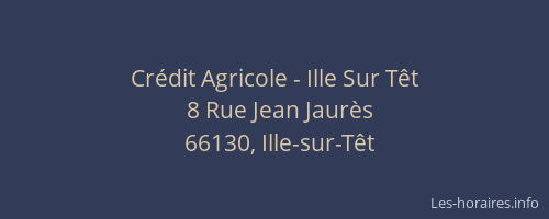 Crédit Agricole - Ille Sur Têt