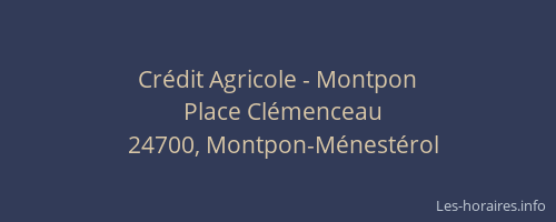 Crédit Agricole - Montpon