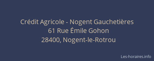 Crédit Agricole - Nogent Gauchetières