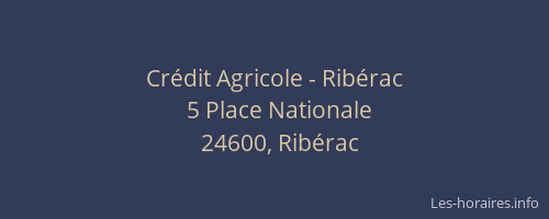 Crédit Agricole - Ribérac