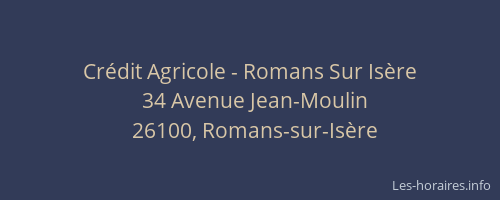Crédit Agricole - Romans Sur Isère