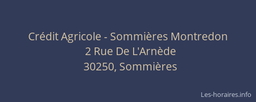 Crédit Agricole - Sommières Montredon