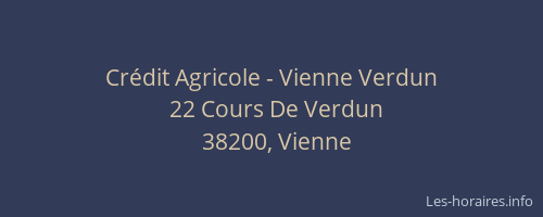 Crédit Agricole - Vienne Verdun