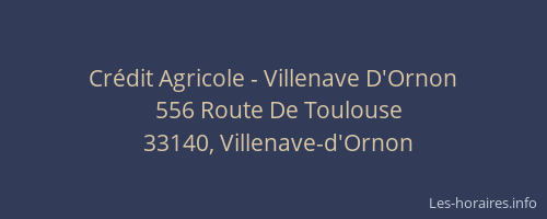 Crédit Agricole - Villenave D'Ornon