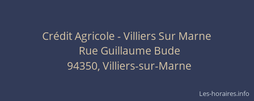 Crédit Agricole - Villiers Sur Marne