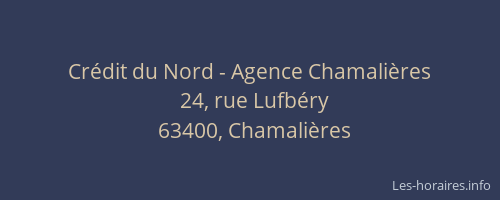 Crédit du Nord - Agence Chamalières