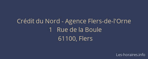 Crédit du Nord - Agence Flers-de-l'Orne