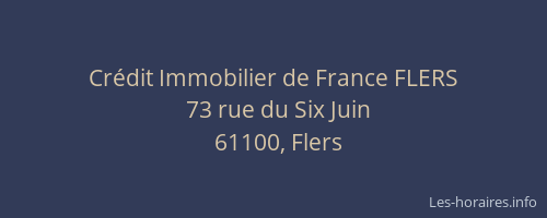Crédit Immobilier de France FLERS
