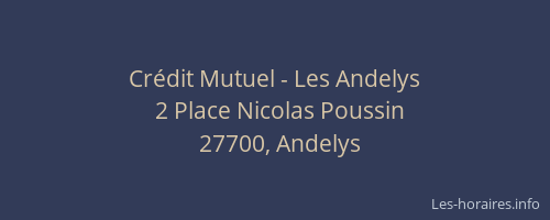 Crédit Mutuel - Les Andelys