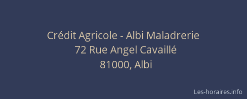 Crédit Agricole - Albi Maladrerie