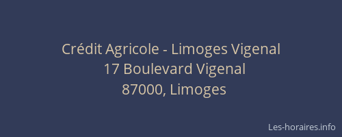 Crédit Agricole - Limoges Vigenal
