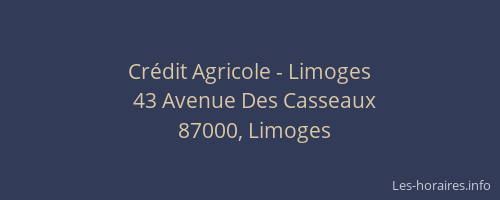 Crédit Agricole - Limoges