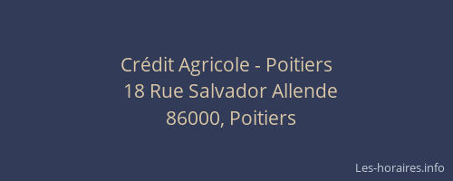 Crédit Agricole - Poitiers