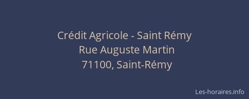 Crédit Agricole - Saint Rémy