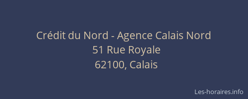 Crédit du Nord - Agence Calais Nord