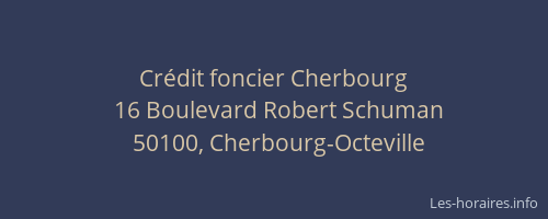 Crédit foncier Cherbourg