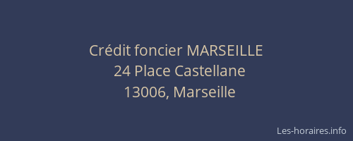 Crédit foncier MARSEILLE