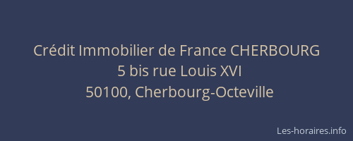 Crédit Immobilier de France CHERBOURG