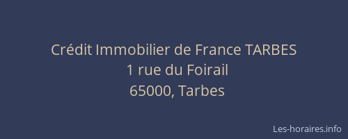 Crédit Immobilier de France TARBES