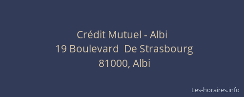 Crédit Mutuel - Albi